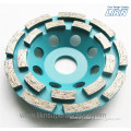 105mm to 180mm Double Row Diamond Cup Grinding Wheel